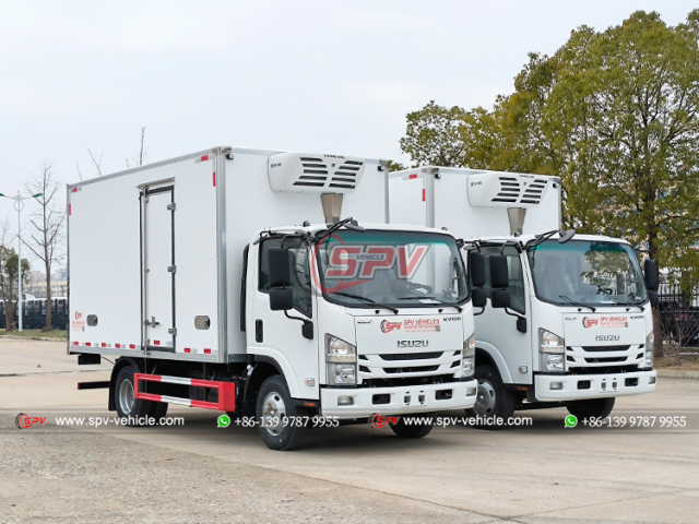 ISUZU 4 Tons Refrigerator Van Truck