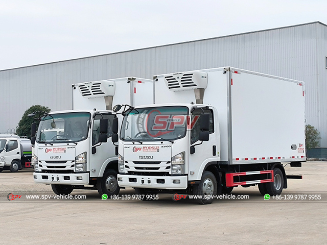 ISUZU 4 Tons Refrigerator Van Truck