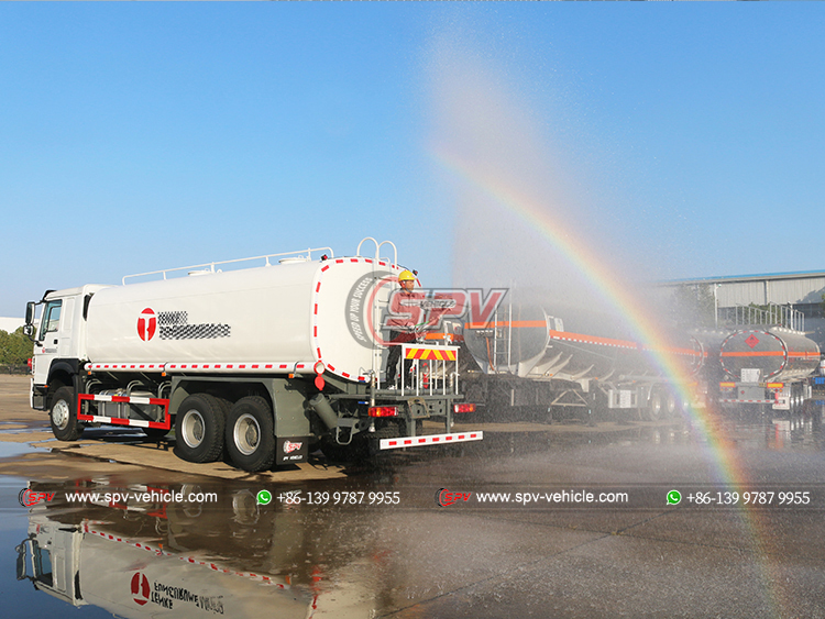 Sinotruk 25,000 Liters Dust Control Watering Truck