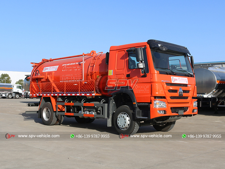 HOWO 4x2 Drain Cleaning Truck
