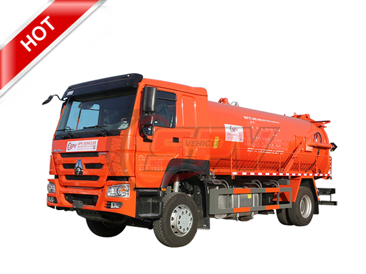 SINOTRUK 12,000L Slurry Vacuum Truck