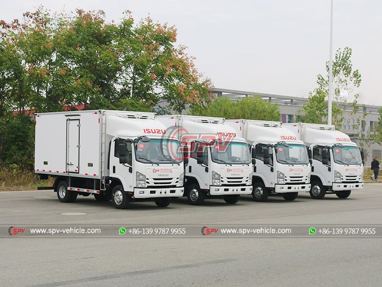 4 Units of ISUZU KV100 Chiller Trucks (4Tons)