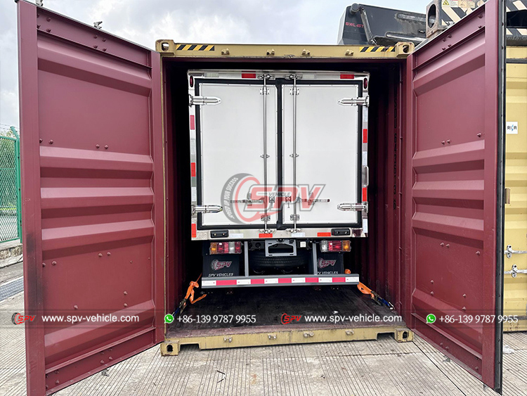 Each 2 Units of Cold Chain Trucks Loaded into 1 Container