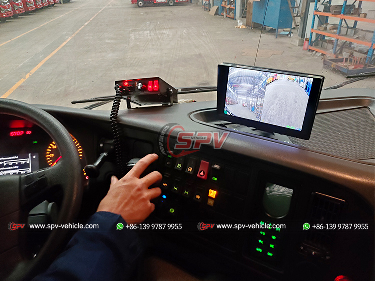 Equipped Camera for 4x4 Fire Truck