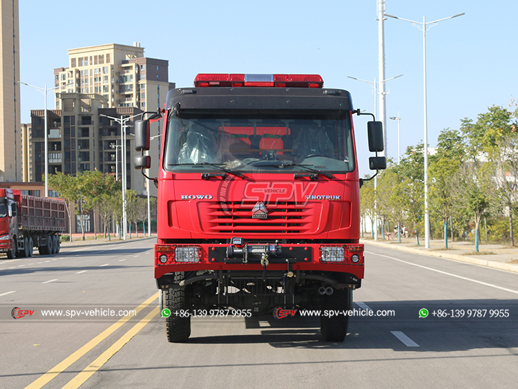HOWO 5CBM Off-Road Municipal Fire Truck