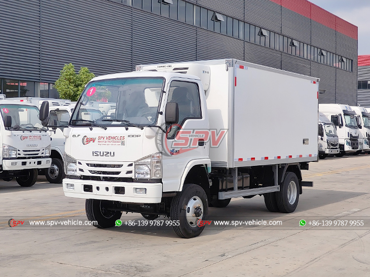 ISUZU 4x2 2 Tons Reefer Logistic Truck - Front Left