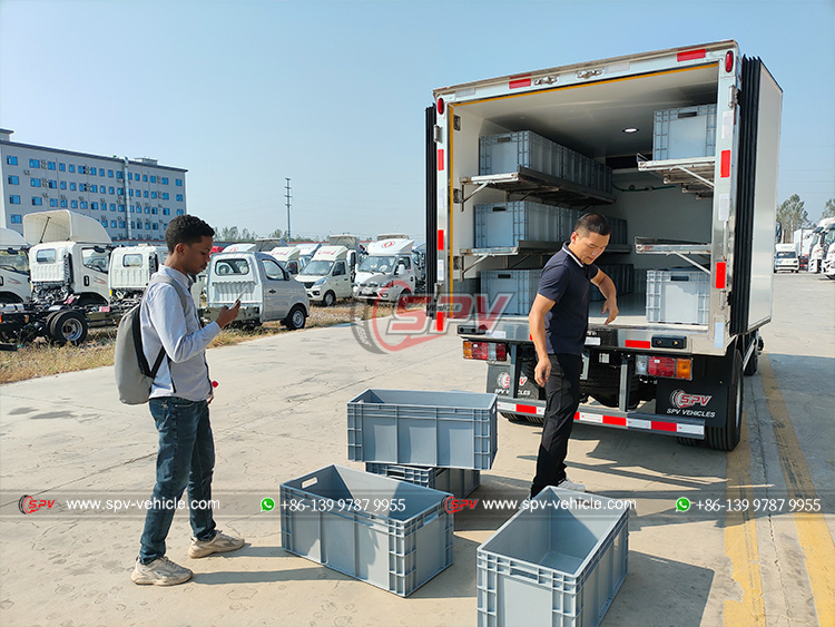 Client Inspection 10 Units of Fish Delivery Trucks