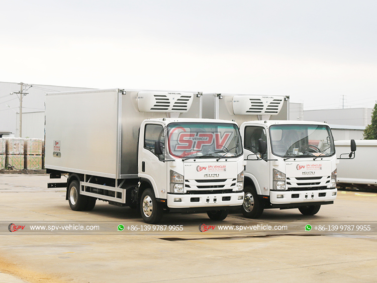 ISUZU 5 Tons Aluminum Alloy Freezer Truck