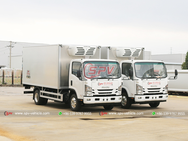 ISUZU 5 Tons Aluminum Alloy Freezer Truck