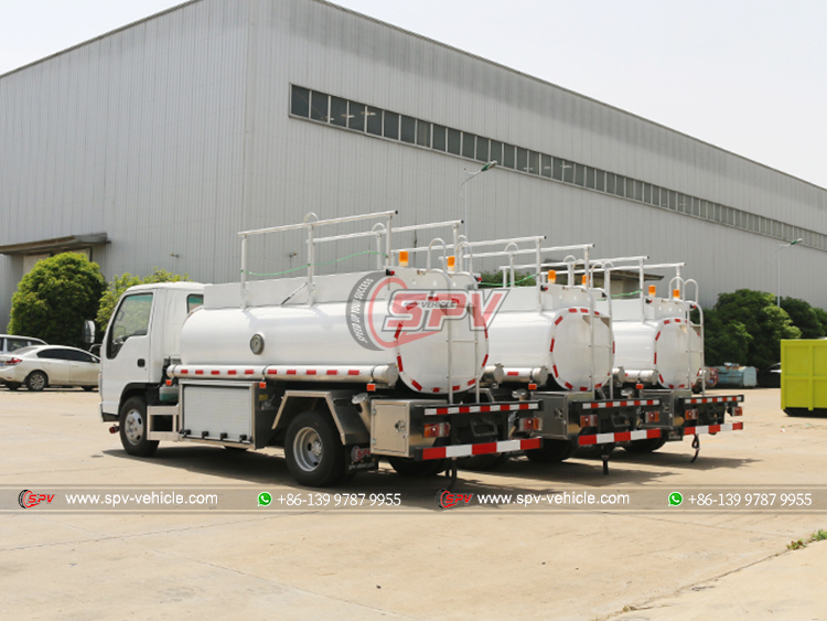 ISUZU 4,000L Stainless Steel Fuel Truck
