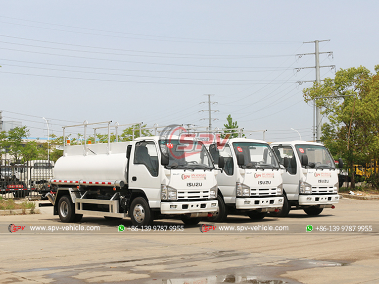 ISUZU 4,000L Stainless Steel Fuel Truck