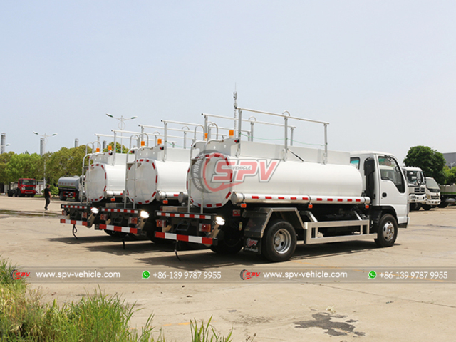 ISUZU 4,000L Stainless Steel Fuel Truck
