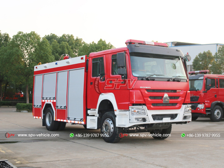 HOWO 6 CBM RHD Fire Emergency Truck