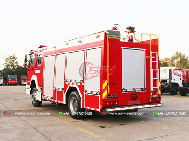HOWO 6 CBM RHD Fire Emergency Truck