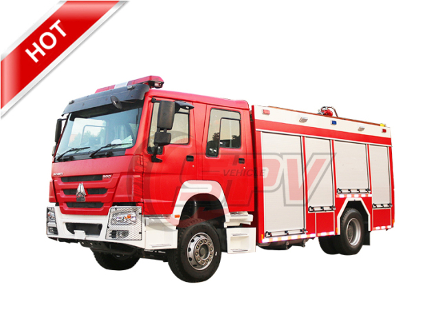HOWO 6 CBM RHD Fire Emergency Truck