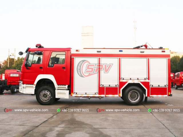 HOWO 6 CBM RHD Fire Emergency Truck