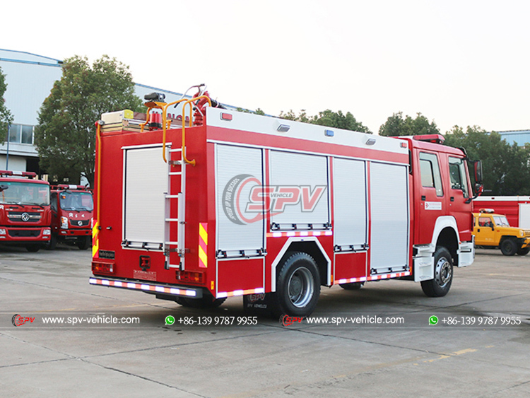HOWO 6 CBM RHD Fire Emergency Truck