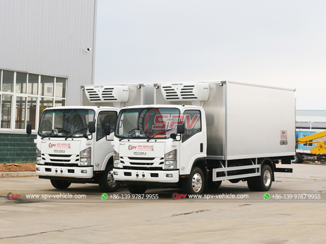 ISUZU 5 Tons Aluminum Alloy Freezer Truck