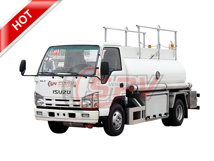 ISUZU 4,000L Stainless Steel Fuel Truck