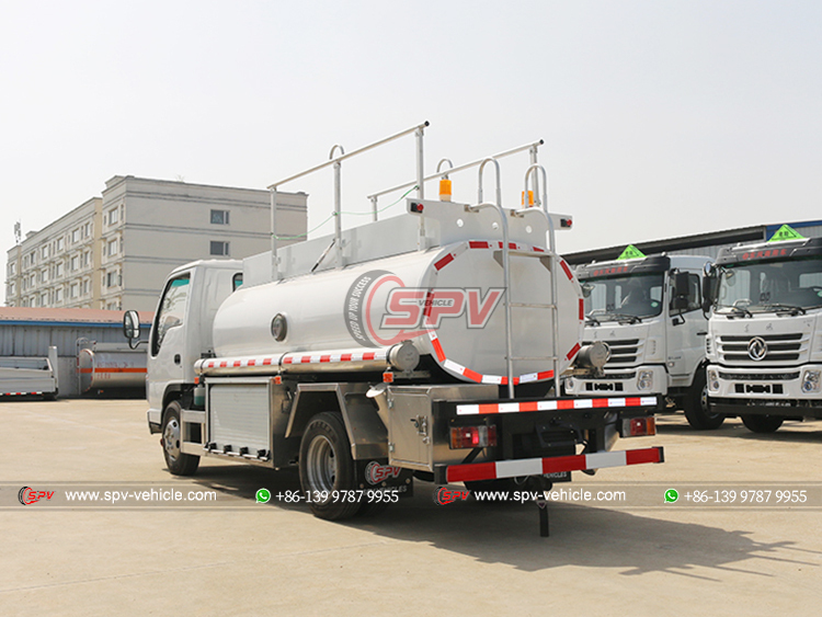 ISUZU 4,000L Stainless Steel Fuel Truck