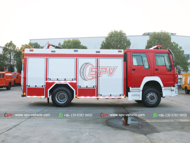HOWO 6 CBM RHD Fire Emergency Truck