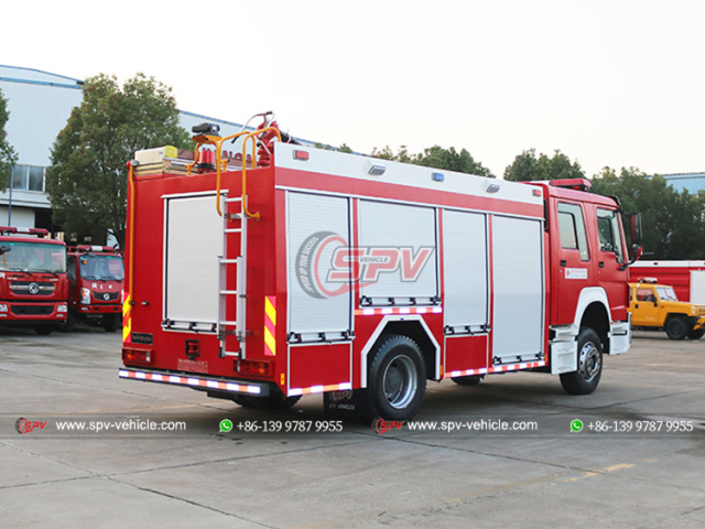 HOWO 6 CBM RHD Fire Emergency Truck