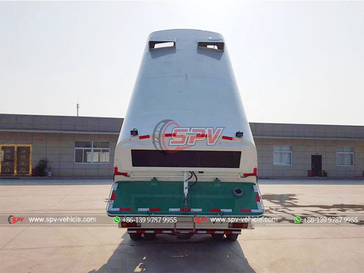 ISUZU 700P Dust Collection Truck - Rear
