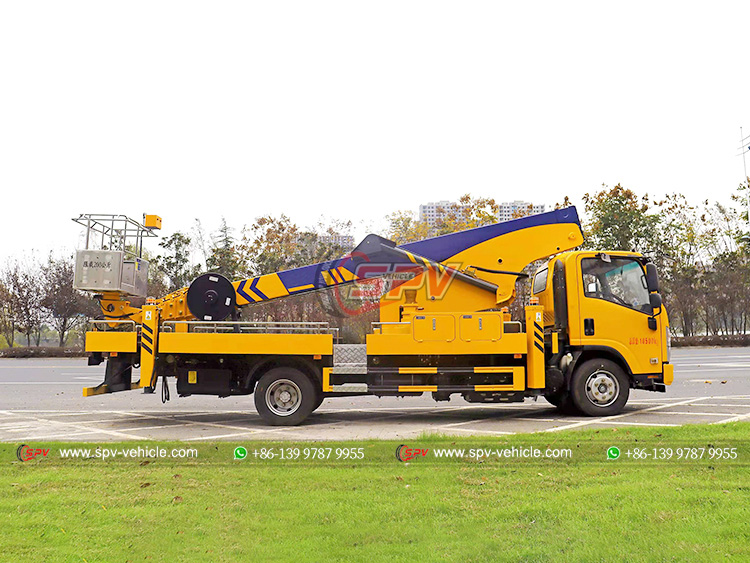 Truck Mounted 28M Aerial Working Platform - Right