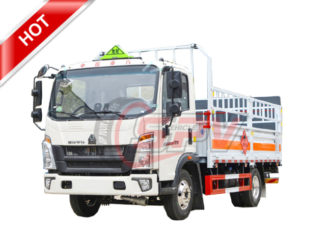 HOWO 4 Ton Gas Cylinder Delivery Truck