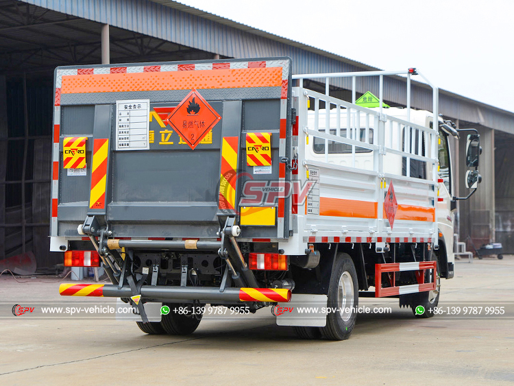 HOWO 4 Ton Gas Cylinder Delivery Truck