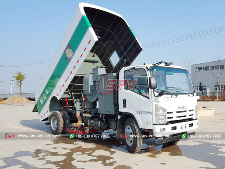 ISUZU 7 CBM Dust Vacuum Truck