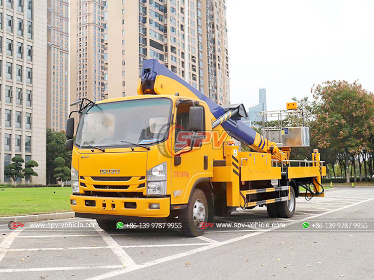 ISUZU 28M Telescopic Boom  Aerial Truck