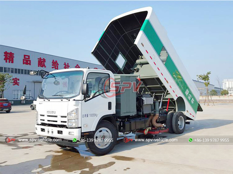 ISUZU 7 CBM Dust Vacuum Truck