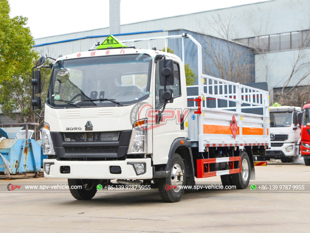 HOWO 4 Ton Gas Cylinder Delivery Truck