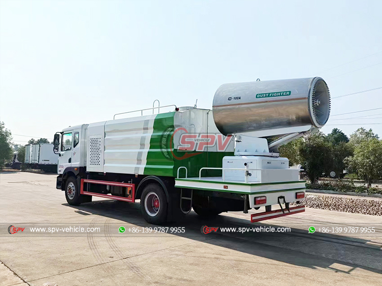 DONGFENG 4x2 Dust Control Truck - Rear Left