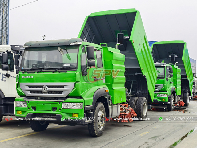 SINOTRUK Road Washing and Cleaning Truck