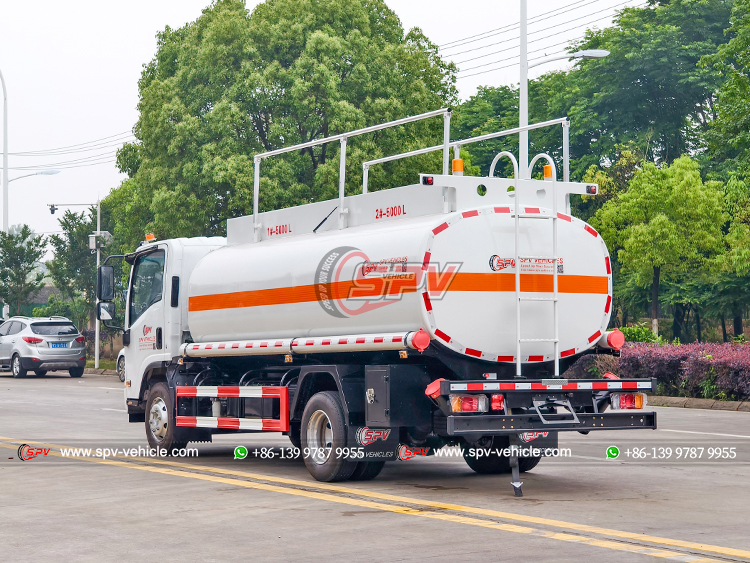 ISUZU 10,000 Liters Gasoline Distribution Truck - Rear Left