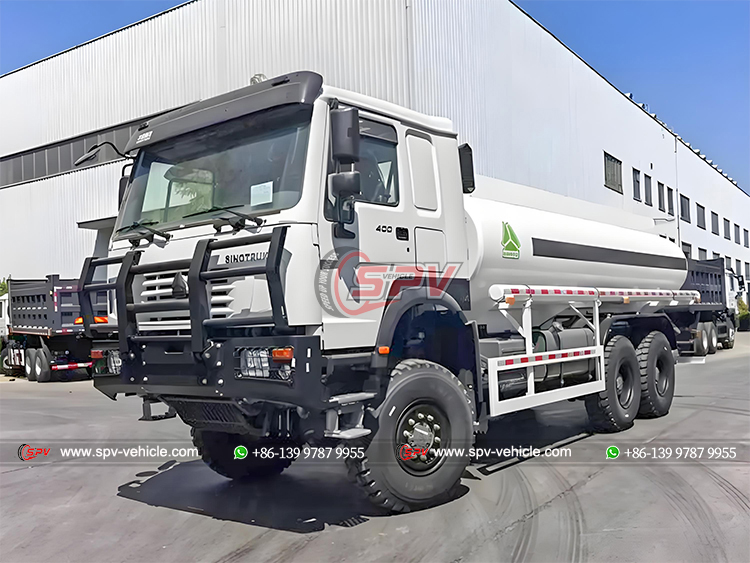 Howo 6X4 Fuel Hauling Truck - Front Left