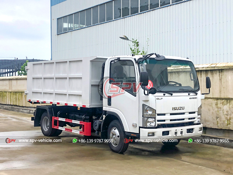 ISUZU KV600 Solid Waste Tipper Vehicle - Front Right