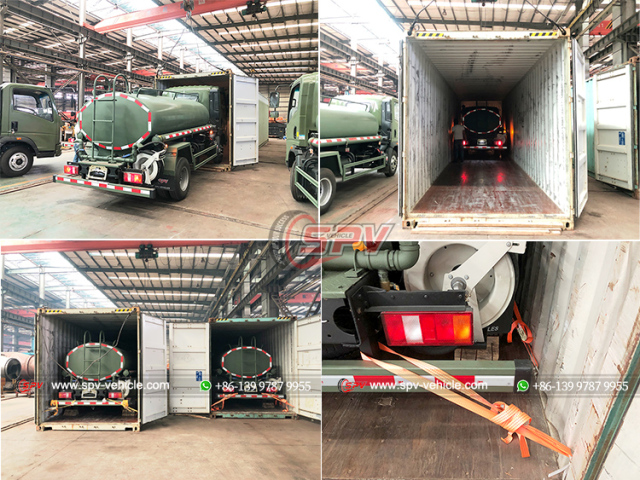 HOWO 5,000L Military Water Tanker