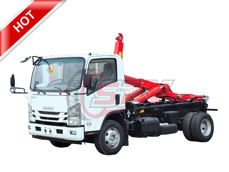 ISUZU 6 CBM Hook Lift Garbage Truck