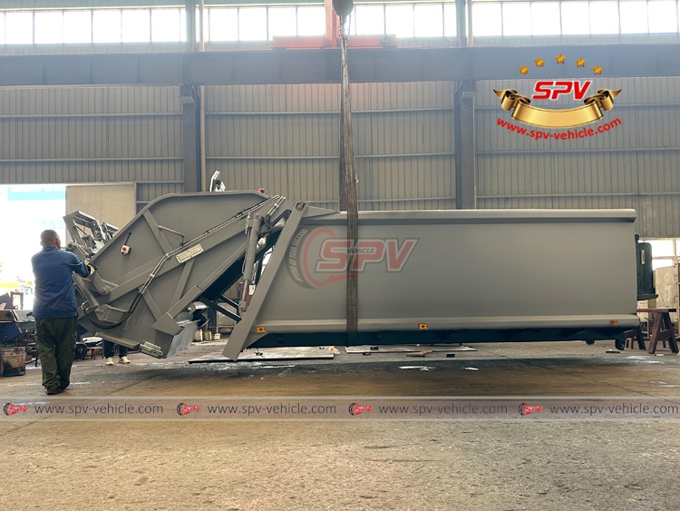 11 CBM Garbage Compactor Body to Brunei