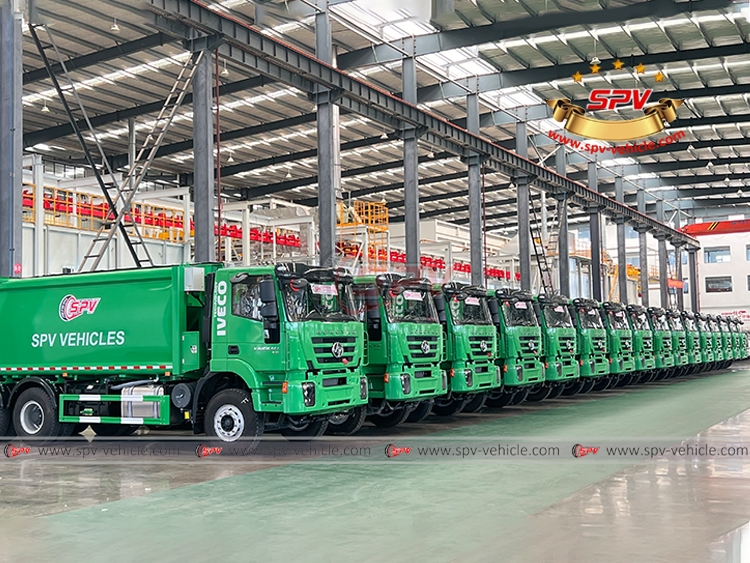 16 Units of IVECO 20 CBM Garbage Compactor Trucks 