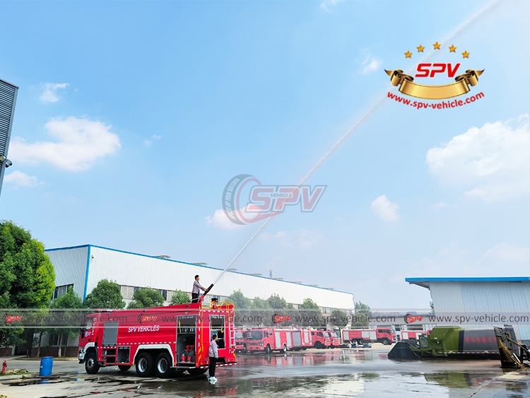 1 Unit of Fire Rescue Trucks Working Test
