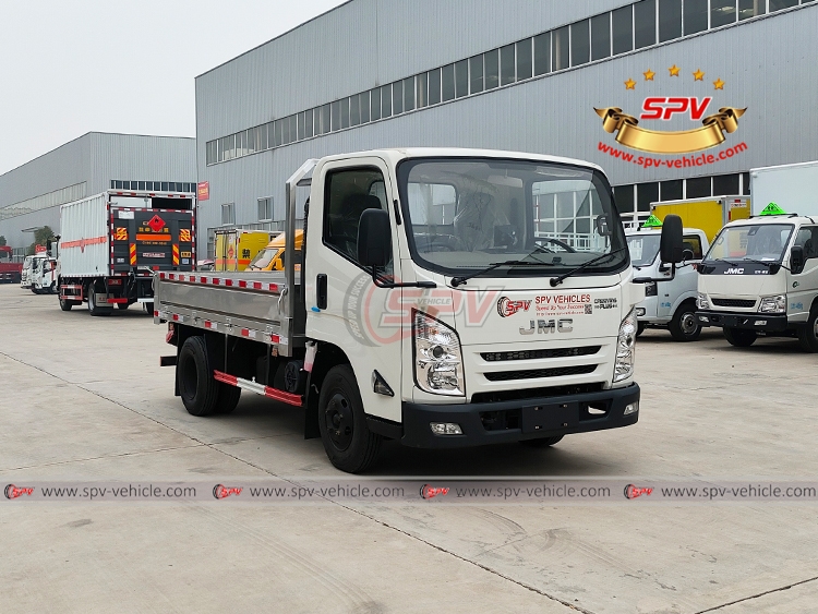 JMC 2 Ton Stainless Steel Cargo Logistics Truck to Maldives