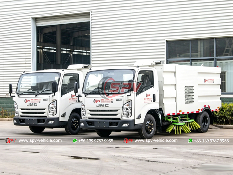 2 Units of JMC Street Vacuum Trucks (5 CBM) to Zambia