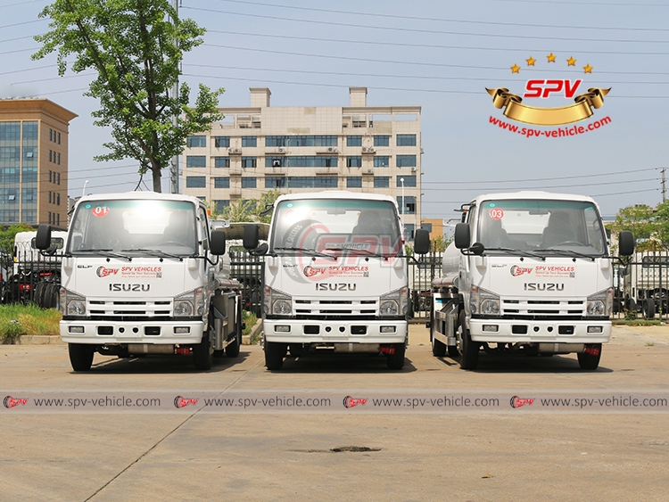 3 Units of ISUZU Refueling Truck 4000L to Egypt