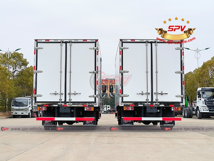 2 Units of 4 Tons Reefer Trucks ISUZU to Kazakhstan