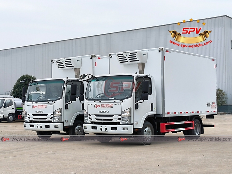 2 Units of 4 Tons Refrigerated Trucks ISUZU to Kazakhstan