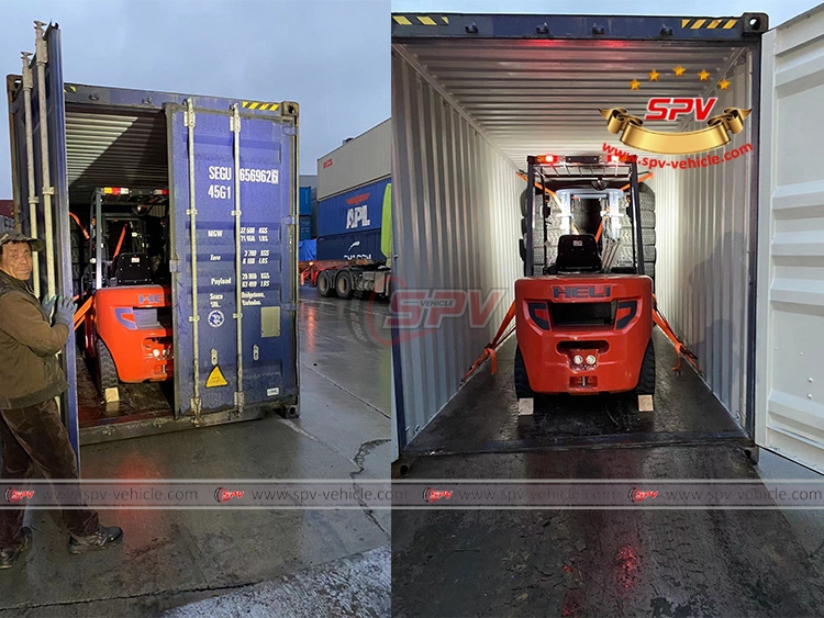 HELI 4Ton Forklift Truck to Djibouti